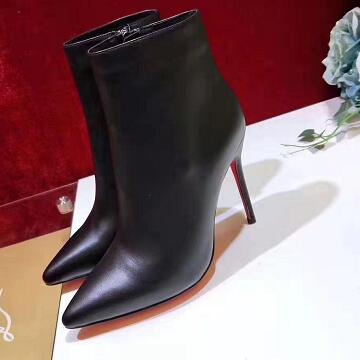 

Wholesale hot selling new fashion designer women's ankle boots, a variety of styles of pointed side zipper red soles sexy women's boots, Color 3