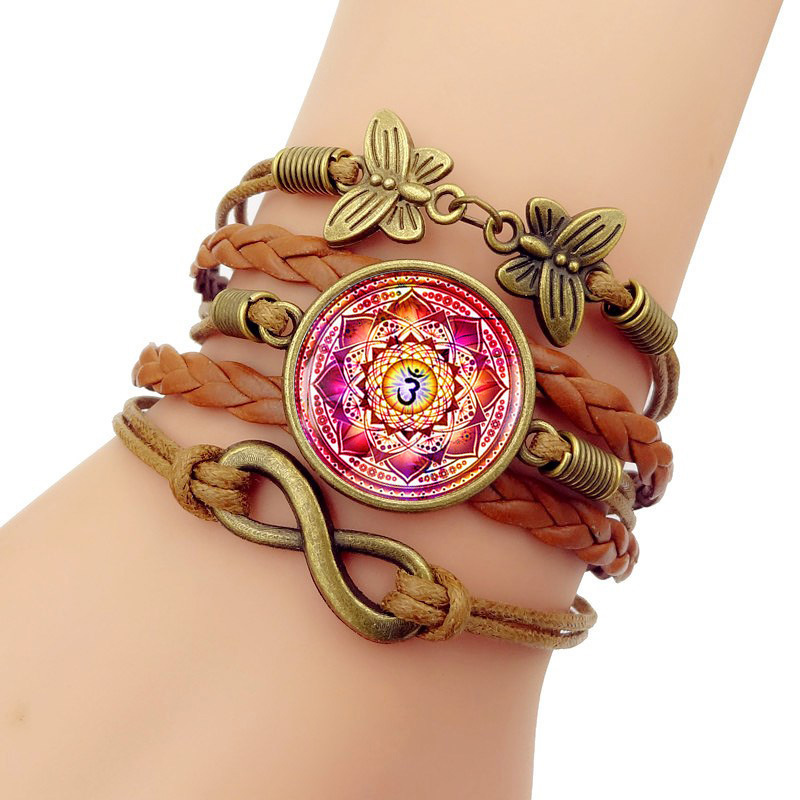 

Yoga Contemplative Time Bracelet Multi-storey Manual Weave Cortex Group Combine Hand Decorate