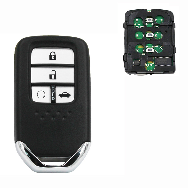 4 Button Replacement Smart Remote Key Fob 434MHz 47 Chip for Civic 2015 2016-image-458101599
