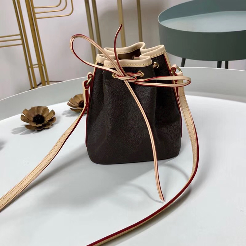 

HOT sell 2021 New Women's wallet Shoulder Bags High-quality Cosmetic bag leather MINI Bucket bag Fashion NAN0 N0E Bag Shoulder Bags