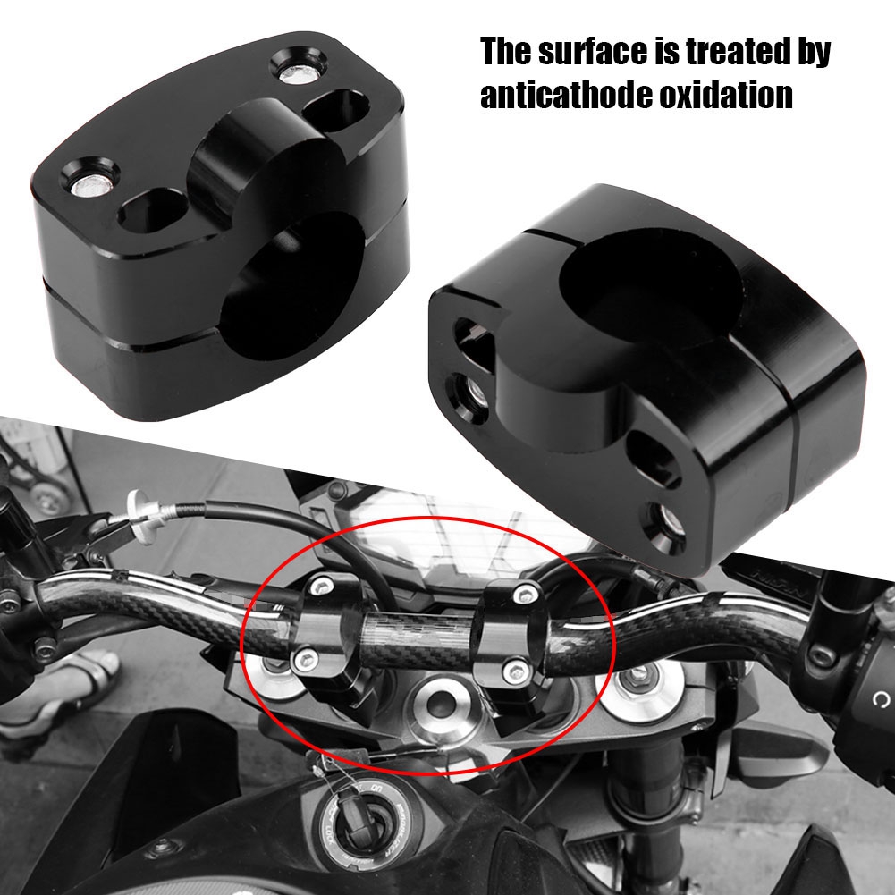 41 MM-Silber KIMISS 31mm 35mm Universal Motorrad CNC Lenker Gabel Clip Ons Clipon Billet Separate Lenker Racer