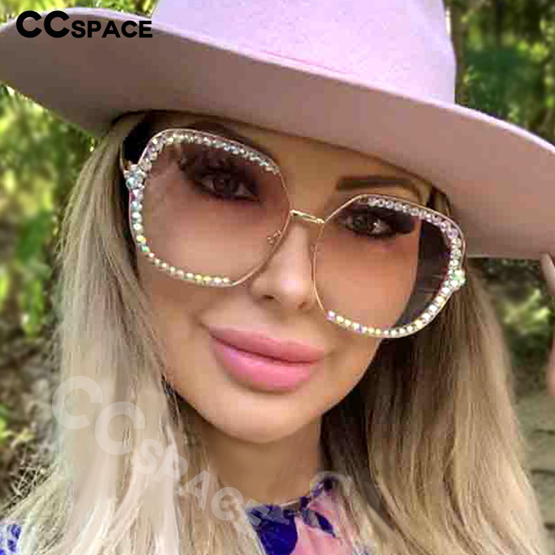

47148 Polygon Diamond Luxury Sunglasses Men Women Fashion UV400 Glasses