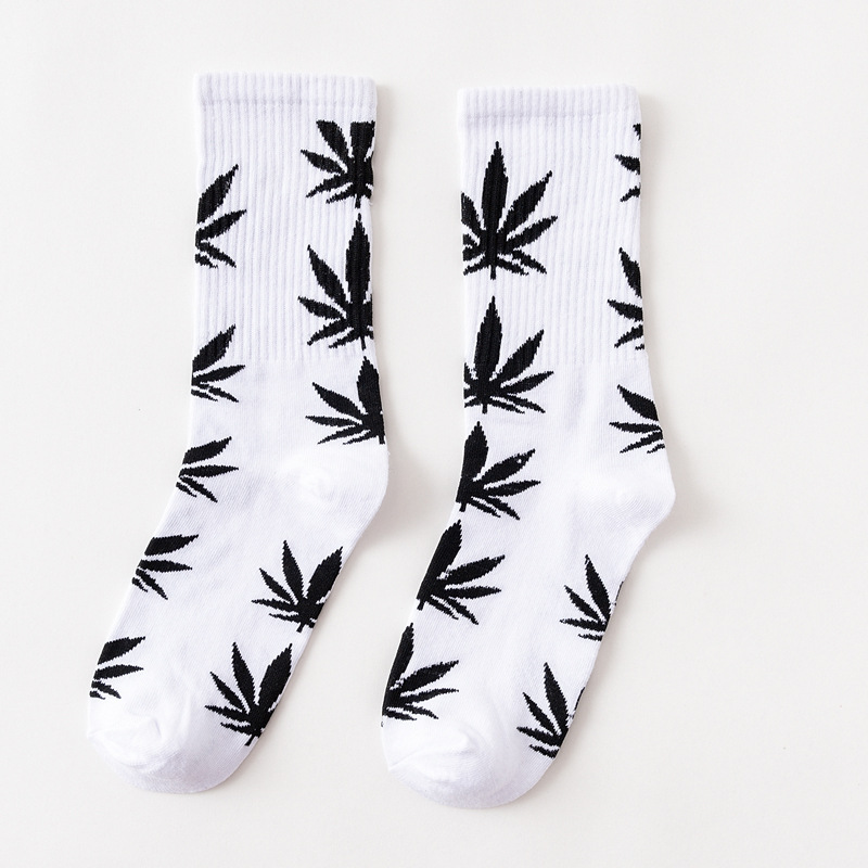 Black Leaf in White