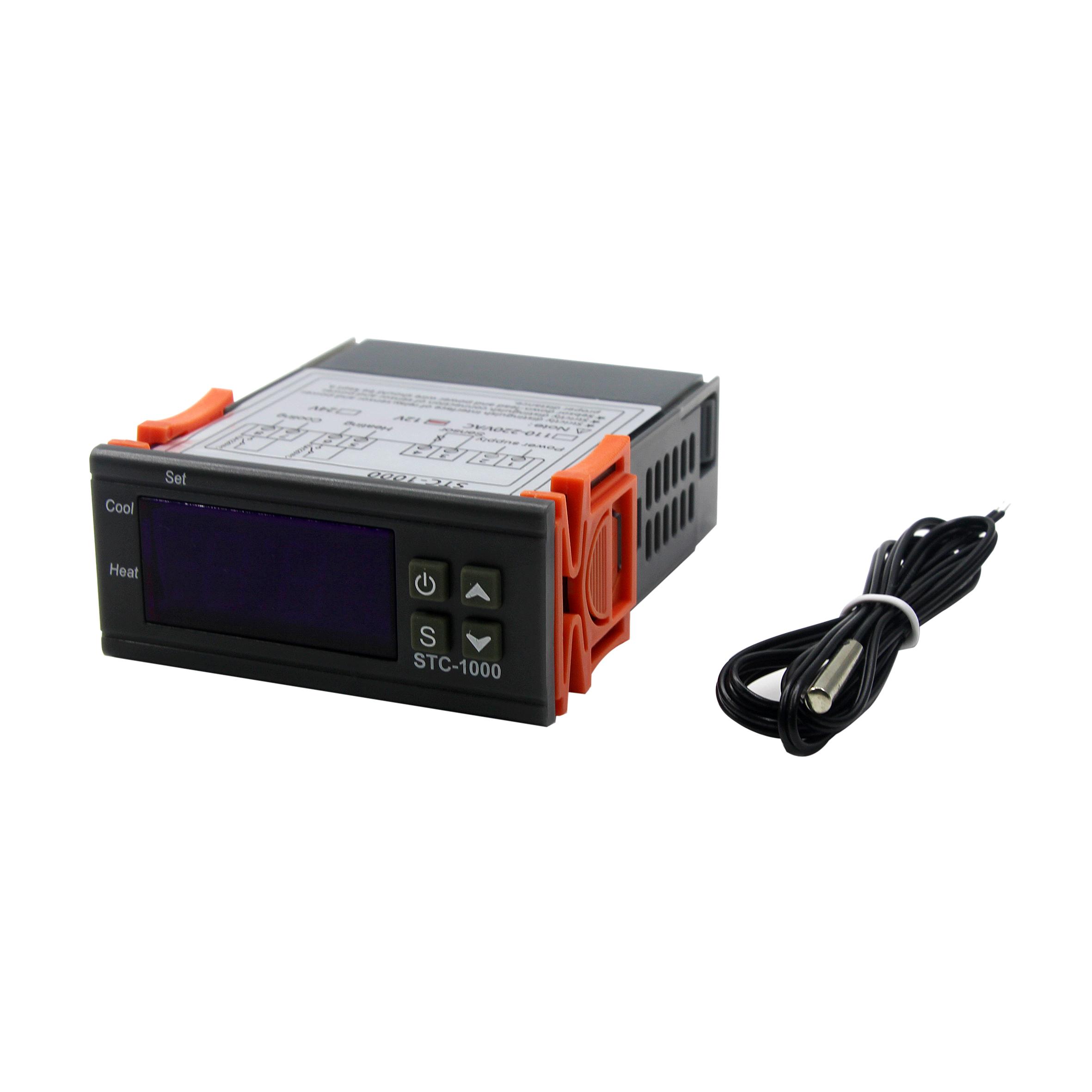 LED Digital Temperature Controller STC-1000 12V 12V 24V 220V Thermostat Thermostat and Heater Cooler Control-image-529629527