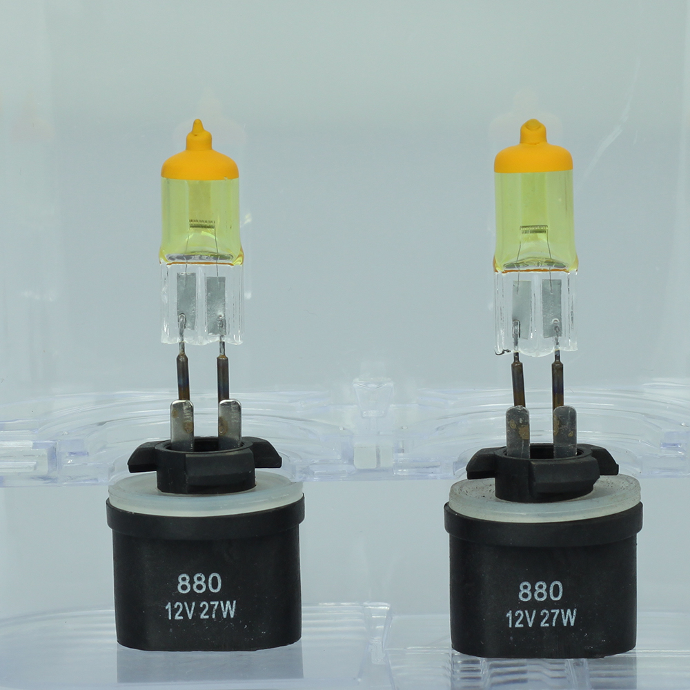 

2 x 880 H27W/1 12V 3000K 55W Golden Yellow Auto Car HOD Bulbs Lamps Ultra Upgrade