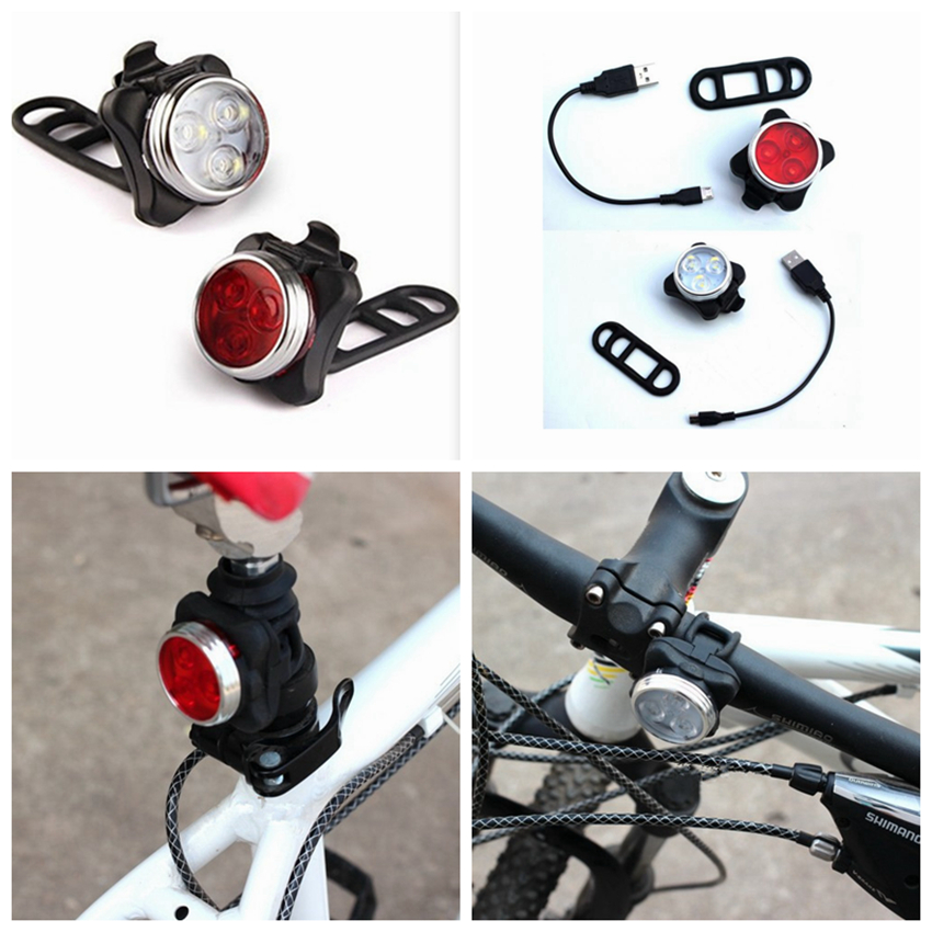 Luz Traseira Bike Com Vários Modos De Iluminação Para Bicicleta Luz De Bicicleta De Carga Usb Led Luz