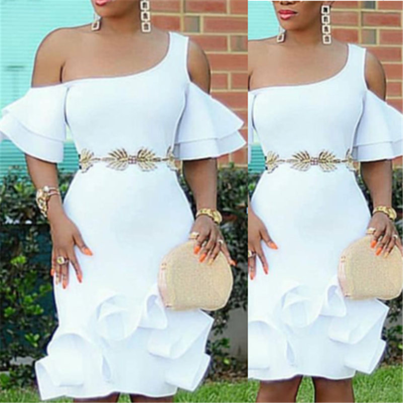 white dress dinner