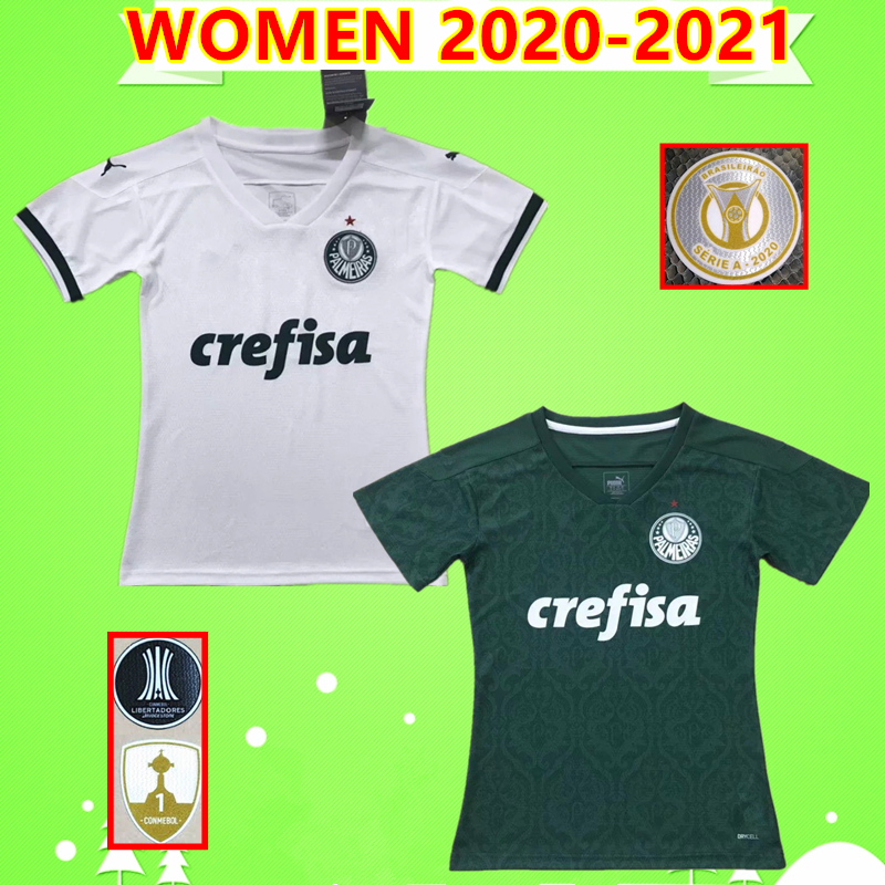 

Women Palmeiras SOCCER JERSEYS 2020 2021 Brazil DUDO G.JESUS ALECSANDRO ALLIONE CLEITON 20 21 ladies football shirt girls Palmeras, Black;yellow