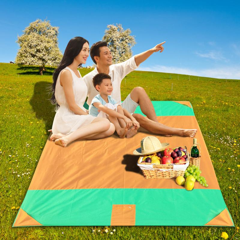 

Beach Mat Waterproof Beach Mat Portable Picnic Camping Ground Sandless Mattress Pad Outdoor Sand Free Camping blanket