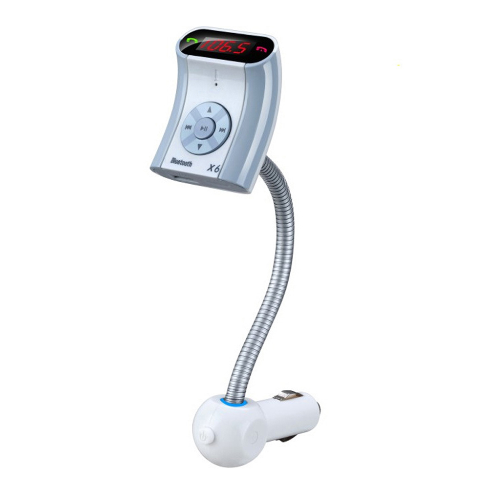 

New 5m Bluetooth USB Tf 12V MP3 Car Kit Player LED Luminous Display LCD FM Transmitter Wireless Remote CLSL For Smart Phones