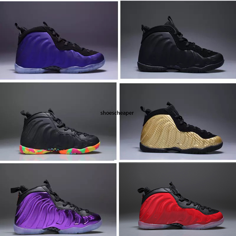 

Cheap Penny Hardaway Kids basketball shoes Infant children athletic Pippen Duncan sports Toddler sneakers Size:28---35