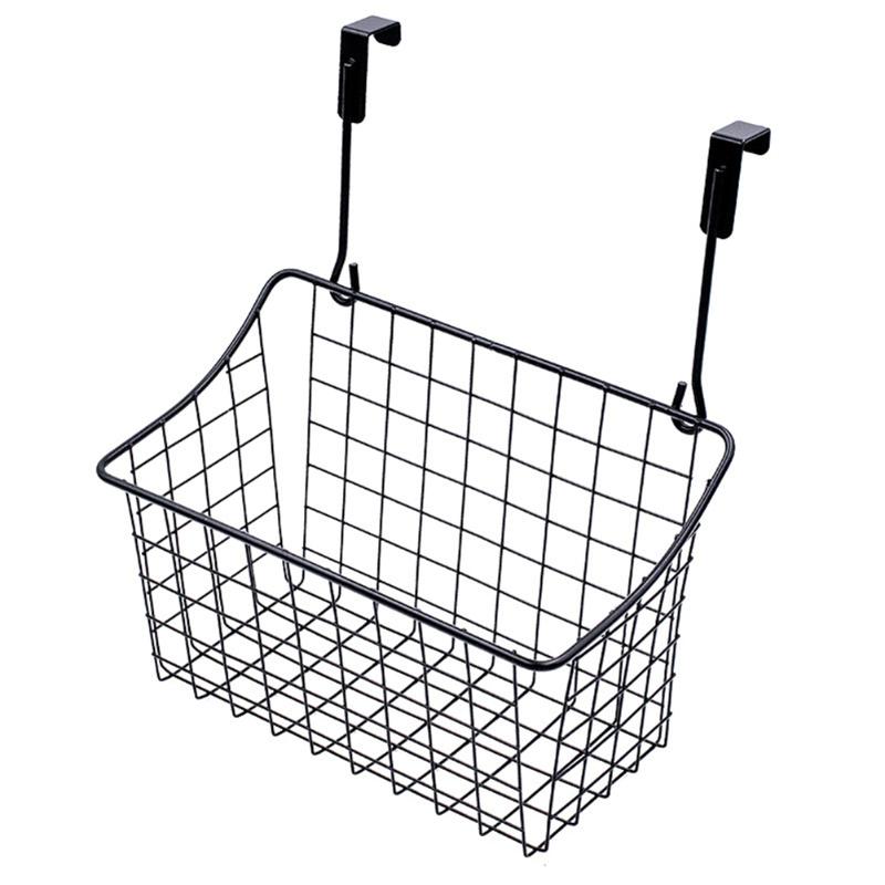 

Cabinet Door Back Shampoo Holder Durable Storage Basket Wall Mounted Seasoning Multifunctional Bedroom Kitchen Bathroom Modern