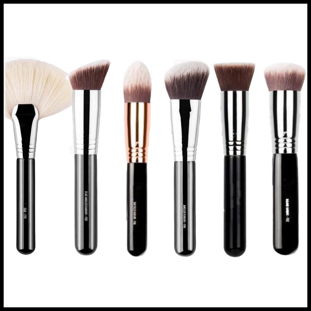 

Cosmetic Single Make Up Powder Foundation Brush Blush Angled Flat Top Base Liquid Cosmetic F80 82 84 86 88 90