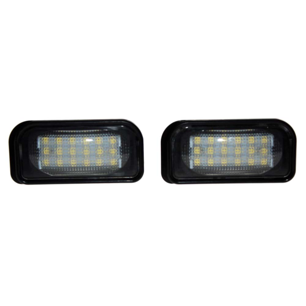 

2pcs 18 LED Error Free Number License Plate Light Car Bulbs Fit For Mercedes Ben z W203 C240 C230 C55 AMG C320 C350 C280 C43 C32