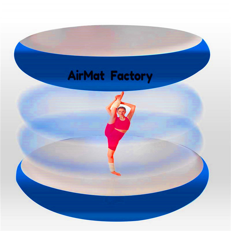 

1.4m*0.2m airspot gymnastics airtrack - inflatable air track tumbling mat with foot air pump for gym, tumble track for train