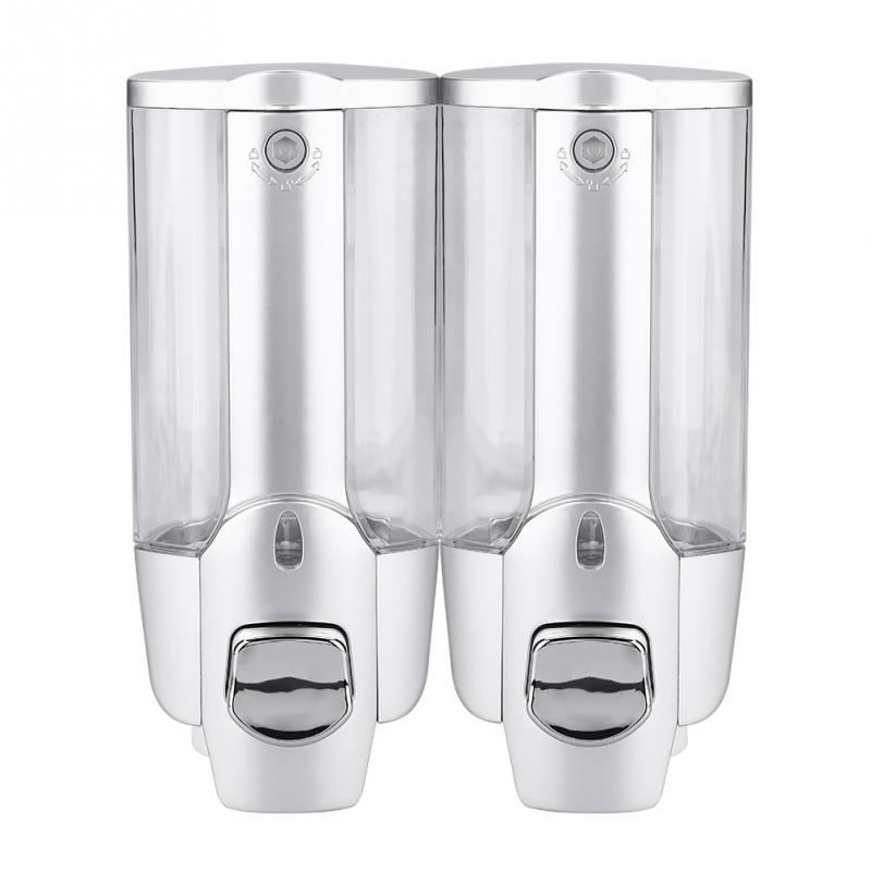 

350ml/700ml Liquid Foam/Double Soap Dispenser Wall Mount Soap Sanitizer Bathroom Washroom Hotel Shower Shampoo Dispenser with a Lock