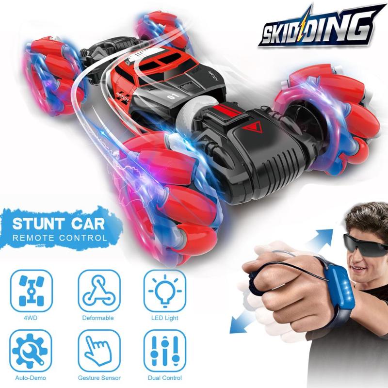

1:16 4WD RC Stunt Car Light Music High Speed Tumble Crawler Vehicle Twisting Vehicle Drift Car Rotating Tumbling Christmas Gifts
