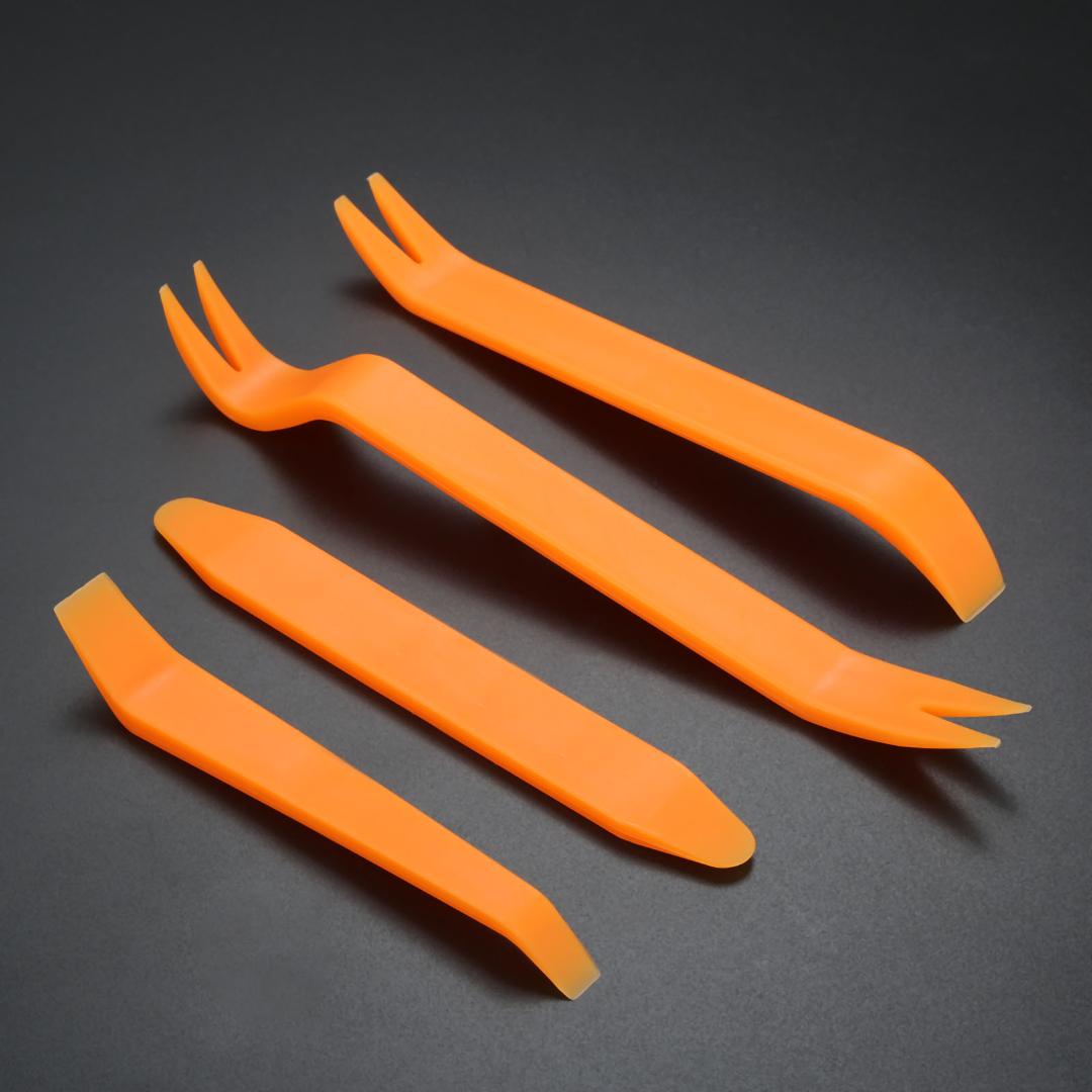 

Yetaha 4pcs Auto Plastic Pry Removal Tool Car Radio Door Clip Panel Trim Dash Audio Installer Kit Repair Tool