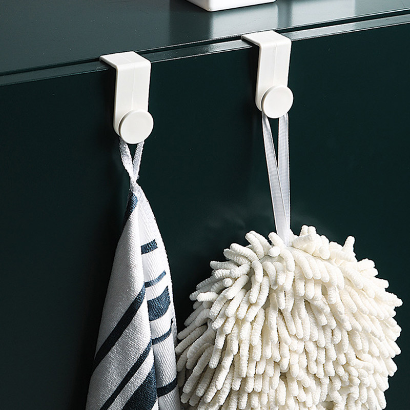 

Door Hook Set Home Kitchen Thicken Punch-free Cabinet Clothes Hanger Organizer K888