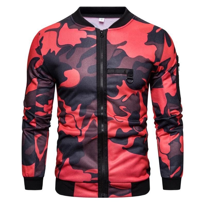 

Spring hot sale new casual men camouflage jacket jackets cotton stand collar men coaovercoat, 01