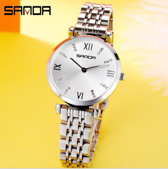 

Women's Quartz Watch with New Gradient Mapping Multi-Color Dial and Diamond Scale watches