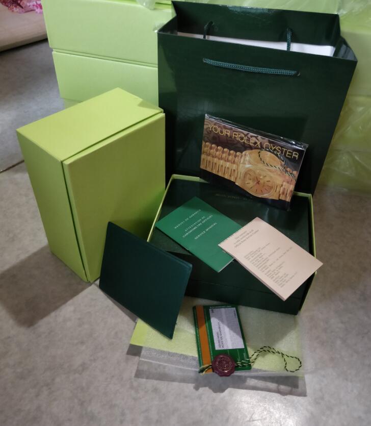 

Free shipping hot New watch box copy green original watch box, Black;blue