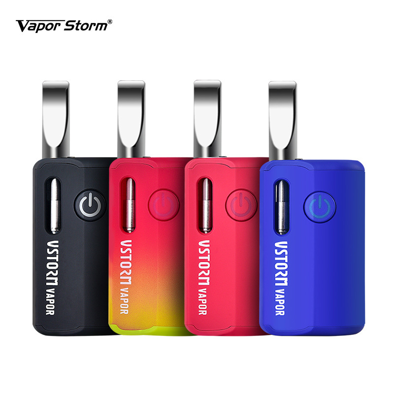 

Vapor Storm M1 Starter Kit 800mAh Preheat Battery Box Mod ecigarettes Vaporizer with 0.5ml Thick Oil Atomizer Mini Portable Vape Pen, Multi