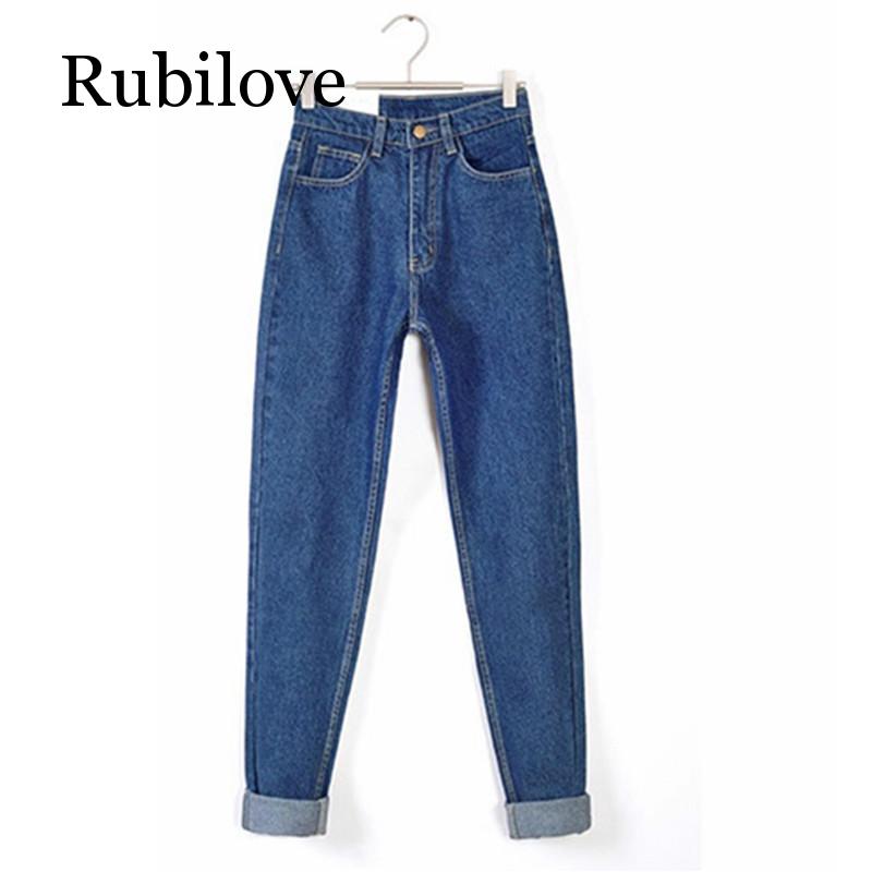 

Vintage high waist jeans woman 2020 skinny black blue mom boyfriend jeans for women denim pants female trousers streetwear