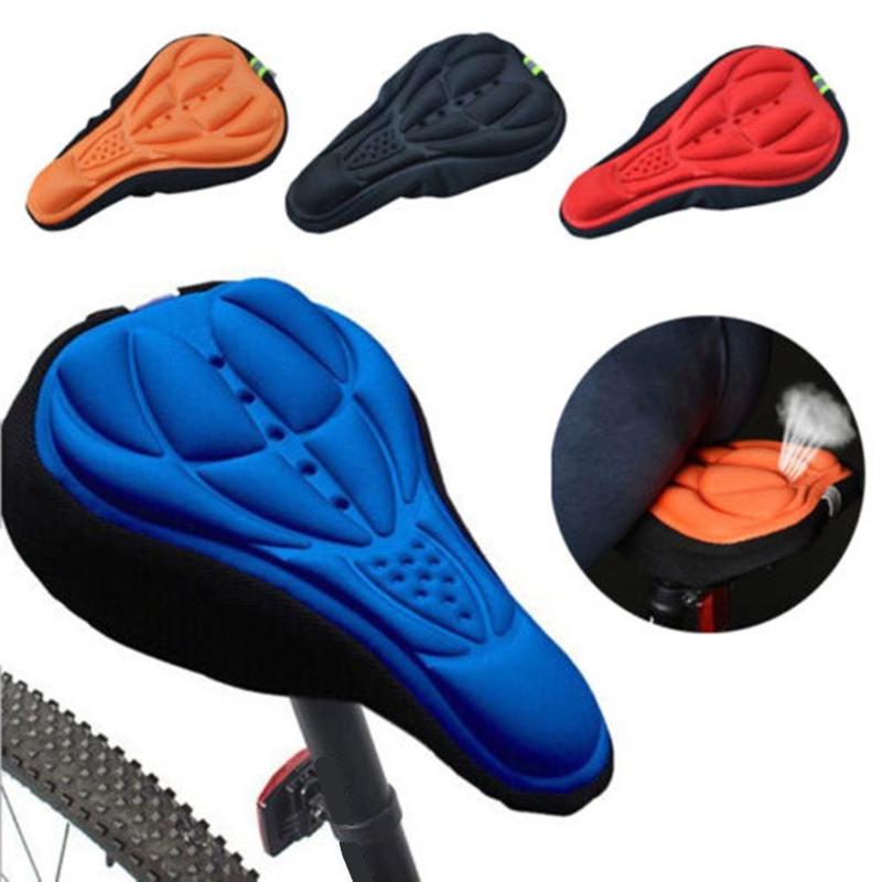 

Bike Saddles Bicycle Saddle Cover MTB Mountain Cycling Thickened Extra Comfort Ultra Soft Silicone 3D Gel Pad Cushion Breathable