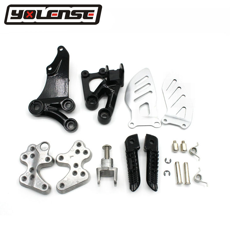 

Motorcycle Passenger Front Pegs Bracket Moto Foot Rest Pedal case For GSXR600 GSXR750 GSX-R600 K6 K7 K8 K9 L0 2006-2010