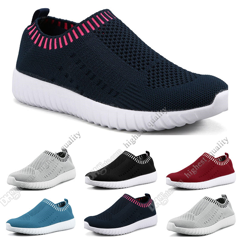 

Best selling large size women's shoes flying women sneakers one foot breathable lightweight casual sports shoes running shoes Four, #01