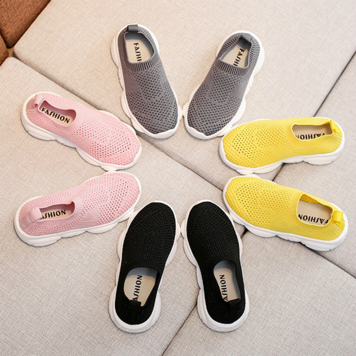 

Children Designer Shoes Summer Fashion Solid Color Outdoor Sport Shoes Boys Girls Luxury Breathable Running Shoes Kids Summer Sneakers New, Black