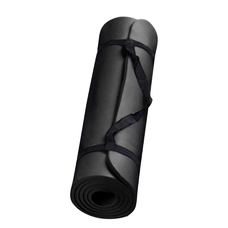 

1830x600x4mm New Convenience Black Portable Yoga Mat Bag NBR Carrier Mesh Center Adjustable Sport Tool Style, Red