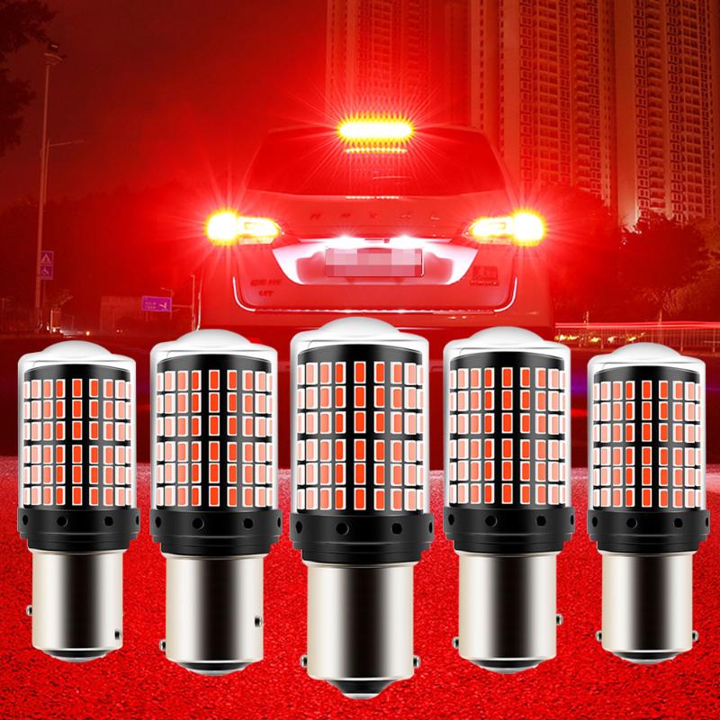 

Super Red Canbus No Error 1156 1157 P21W P21/5W P21/4W PR21/5W BA15S BA15D BAZ15D BAW15D BAY15D P21 5W LED Car Brake Tail light, As pic