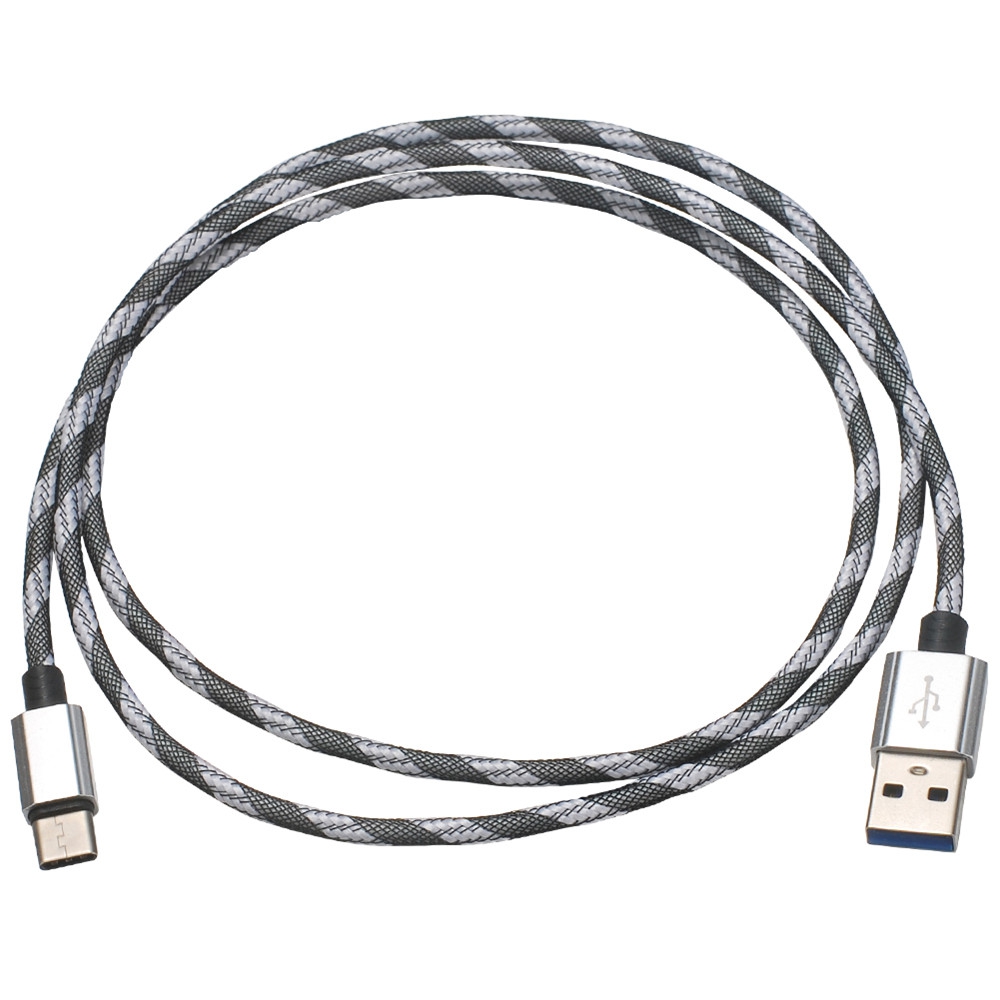 

USB Type C Fast Charging C cable Type-c 3.1 Data Cord Phone Charger for Samsung, Black