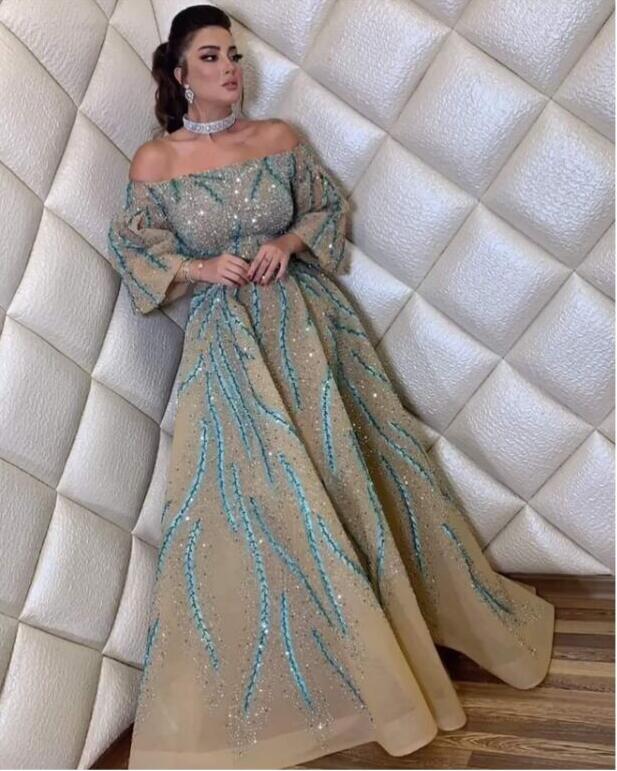 

Evening dress Yousef aljasmi Kim Strapless Green Crystals Appliques Ball gown A-line Almoda gianninaazar ZuhLair murad Kim Kardashian, Black