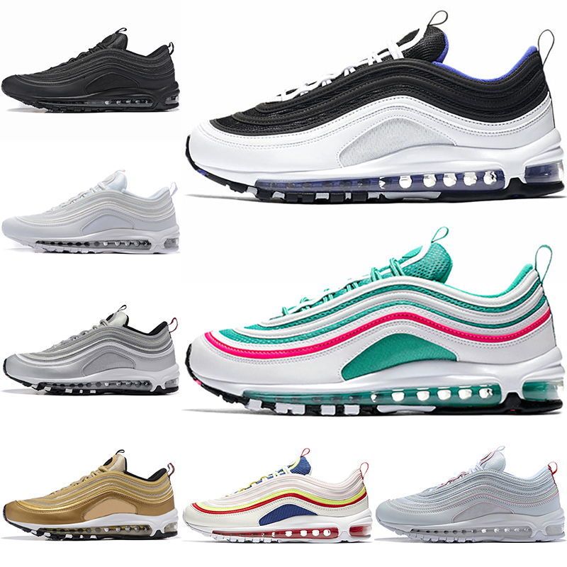 

With Box 2021 Undefeated 97 Shoe OG Plus Men Running Shoes Run Gold Silver 97s Sports Mens Womens Trainers Athletic Sneakers