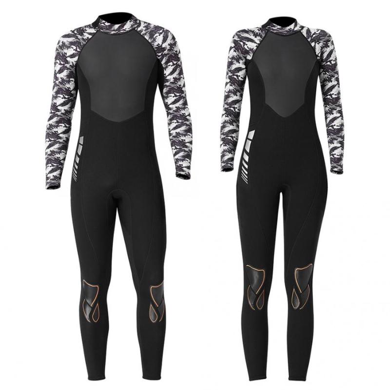 

Long Sleeve Men Women Wetsuit Neoprene One-piece Diving Suit Long Sleeve Fast Dry Swimwear Snorkeling Wetsuit Equipment