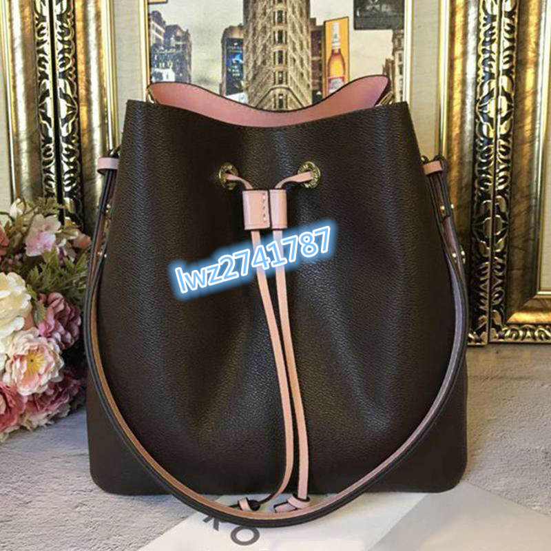 

Serial number inside! Women Handbag Shoulder Bag Tote Borsa a tracolla Sac porté épaule NÉONOÉ Handbag Real Leather with dustbag, Red