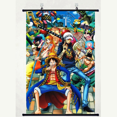 

Luffe Anime Assassins Color Abstract Art Laminas Decorativas Pared Luffy Zoro Sanji Cuadros Painting Dormitory Decoration Anime Scroll Posters