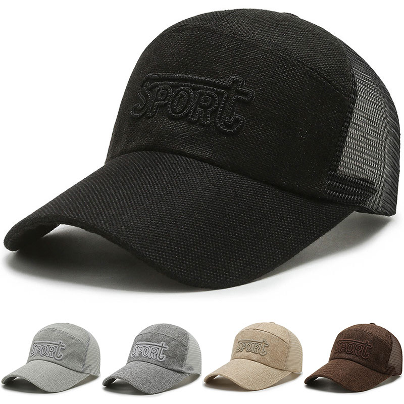 

Visors 2021 Baseball Caps Women Men Outdoor Hat Adjustable Snapback Summer Mesh Cap Hip Hop Baseball-Caps Gorras, Coffee