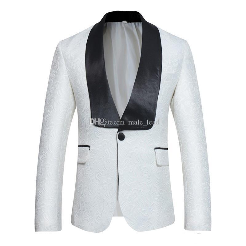 

Handsome Groomsmen Shawl Lapel Groom Tuxedos Mens Wedding Dress Man Jacket Blazer Prom Dinner 2 Piece Suit(Jacket+Pants+Tie) A208, Same as image