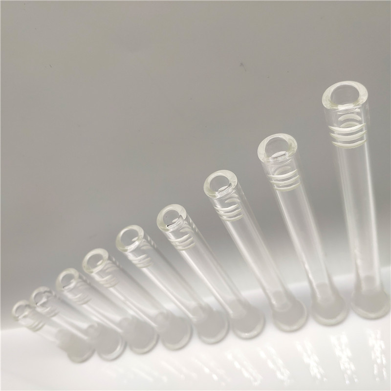 

HOT Glass downstem 14-18 female Lo Pro Diffused Downstem with 6 cuts have different size for bongs kk