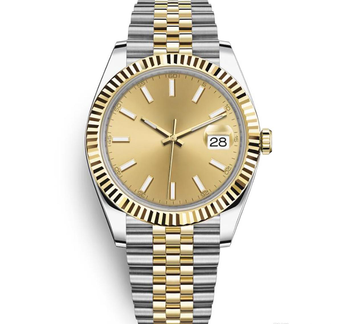 

Top mens watch 41mm high quality 2813 automatic mechanical stainless steel luminous waterproof diving sports watch, As shown