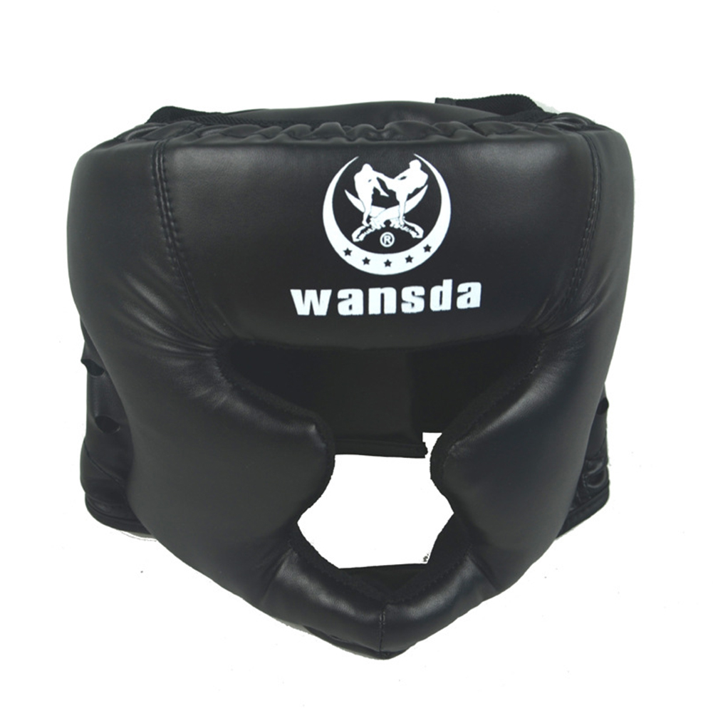 

Boxing Helmet Protector Fitness Equipment Headgear Faux Leather Practical Karate Adults Competition Head Guard Martial Art