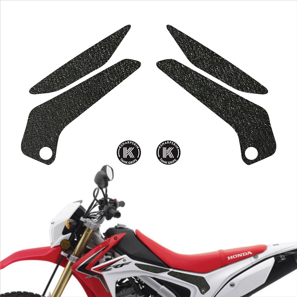 

Motorcycle body waterproof stickers frosted fuel tank traction side pad knee protection decals for HONDA 13-18 CRF250L 14-15 CRF250M, K-tg01-088-cle