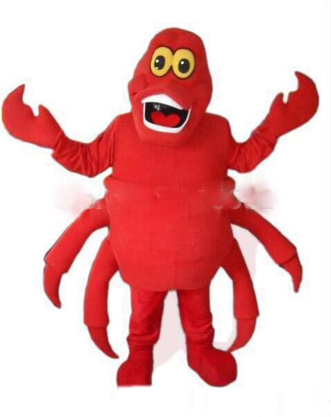 

2019 Sebastian The Little Mermaid Mascot Costume Adult Size Factory Direct Wholesale Sebastian Mascotte Costumes Fancy Dress, As pic
