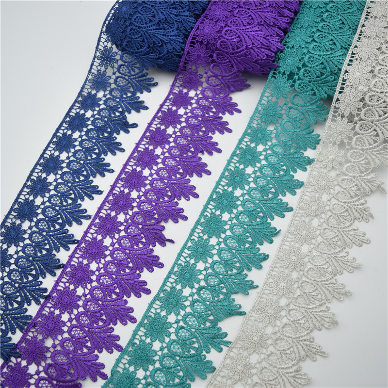 

15yards Venise Lace trim wedding DIY crafted sewing 8cm 17color for choose