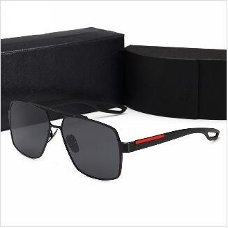 

Wholesale-New Fashion Vintage Driving Sunglasses Men Outdoor Sports Designers Mens Sunglasses Best Selling Goggles Glasses 7 Color With Box, White;black