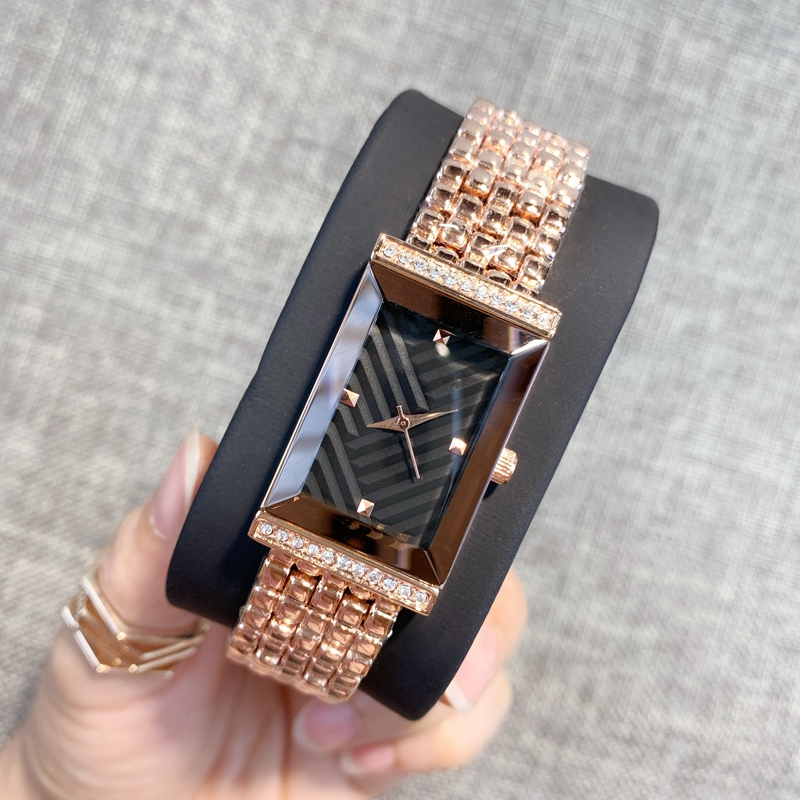 

2020 Fashion Dress luxury watches diamond casual women Rose gold watches quartz watch lady simple wristwatch female new Top quality watches, Slivery;brown